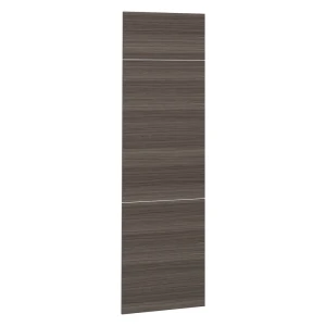 Køkkenfront R-Line Ædel grå 59.6 x 196 cm møbelfront til køleskabsindbygningsskab Vicco