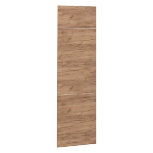 Køkkenfront R-Line Gold power oak 59.6 x 196 cm møbelfront til køleskabsindbygningsskab Vicco