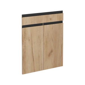 Køkkenfront R-Line Gold power oak 59.6 x 70.8 cm møbelfront til underskab med skuffer Vicco