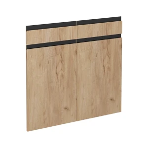 Køkkenfront R-Line Gold power oak 79.2 x 70.8 cm møbelfront til underskab med skuffer Vicco