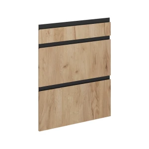 Køkkenfront R-Line Gold power oak 59.6 x 70.4 cm møbelfront til underskab med skuffer Vicco