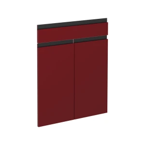 Køkkenfront R-Line Rød 59.6 x 70.8 cm møbelfront til underskab med skuffer Vicco
