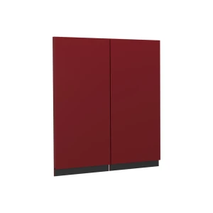 Køkkenfront R-Line Rød 59.2 x 59 cm møbelfront til vægskab Vicco
