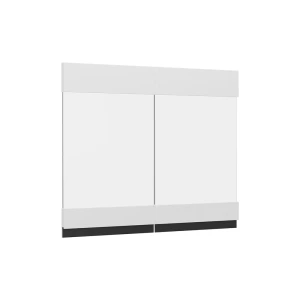 Køkkenfront R-Line Hvid 79.2 x 59 cm møbelfront til vægskab med glas Vicco