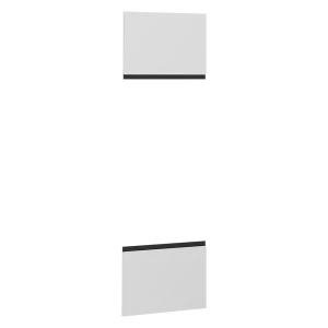 Küchenfront R-Line Weiß 59.6 x 76.6 cm Möbelfront für den Mikrowellenschrank Vicco