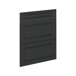 Køkkenfront R-Line Antracit landhus 59.6 x 70.4 cm møbelfront til underskab med skuffer Vicco