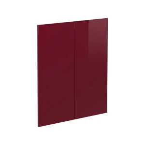 Küchenfront R-Line Rot Hochglanz 59.2 x 71.3 cm Möbelfront für den Unterschrank Vicco