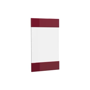 Køkkenfront R-Line Rød højglans 39.6 x 59 cm møbelfront til vægskab med glas Vicco