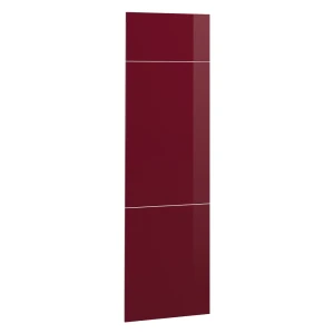 Frontale cucina R-Line Rosso lucido 59.6 x 196 cm frontale del mobile per mobile per frigorifero Vicco
