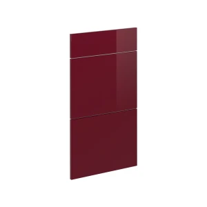 Køkkenfront R-Line Rød højglans 39.6 x 70.4 cm møbelfront til underskab med skuffer Vicco