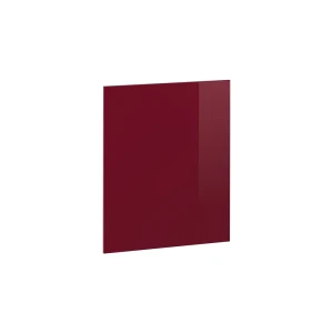 Küchenfront R-Line Rot Hochglanz 59.6 x 71.3 cm Möbelfront für den Backofenumbauschrank (halb) Vicco