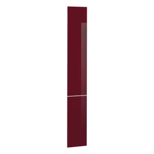 Küchenfront R-Line Rot Hochglanz 29.6 x 196 cm Möbelfront für den Apothekerhochschrank Vicco