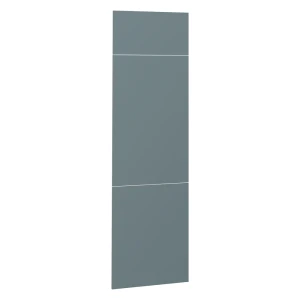 Køkkenfront R-Line Blågrå 59.6 x 196 cm møbelfront til køleskabsindbygningsskab Vicco