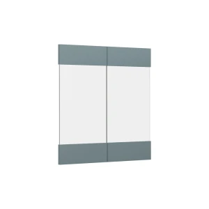 Keittiön etulevy R-Line Siniharmaa 59.2x59 cm kalustefrontti lasiovelliseen seinäkaappiin Vicco