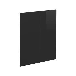 Keittiön etulevy R-Line Musta korkeakiilto 59.2x71.3 cm kalustefrontti alakaappiin Vicco