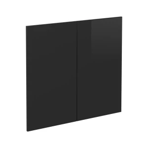 Keittiön etulevy R-Line Musta korkeakiilto 79.2x71.3 cm kalustefrontti allaskaappiin Vicco