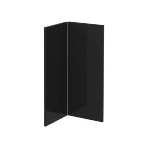 Köksfront R-Line Svart högblank 59.2x71.3 cm möbelfront för hörnunderskåp Vicco