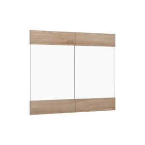 Køkkenfront R-Line Sonoma 79.2 x 59 cm møbelfront til vægskab med glas Vicco