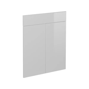 Køkkenfront R-Line Hvid højglans 59.6 x 70.8 cm møbelfront til underskab med skuffer Vicco