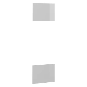 Køkkenfront R-Line Hvid højglans 59.6 x 76.6 cm møbelfront til mikrobølgeovnsskabsindbygning Vicco