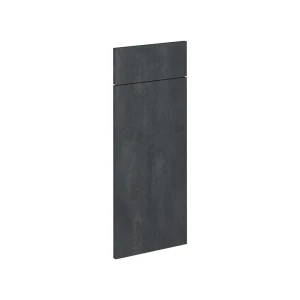 Küchenfront R-Line Schwarz Beton 29.6 x 70.8 cm Möbelfront für den Schubunterschrank Vicco