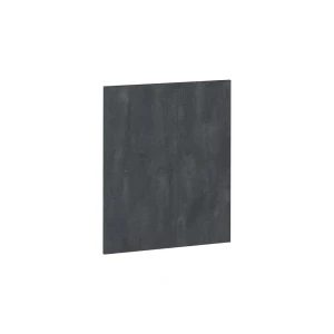 Küchenfront R-Line Schwarz Beton 59.6 x 71.3 cm Möbelfront für den Backofenumbauschrank (halb) Vicco