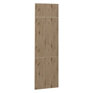 Front kuchenny R-Line Dąb rzemieślniczy 59.6 x 196 cm front meblowy do szafki pod zabudowę lodówki Vicco