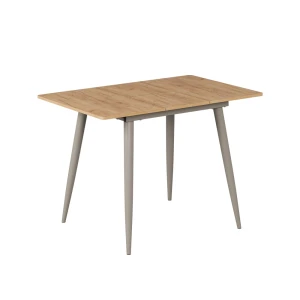 Table de salle à manger Beaver Force d'or chêne/gris 80x70cm Extensible Vicco