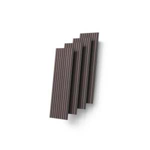 Wandpaneele Grivola Nussbaum/Braun 4 Stück livinity®