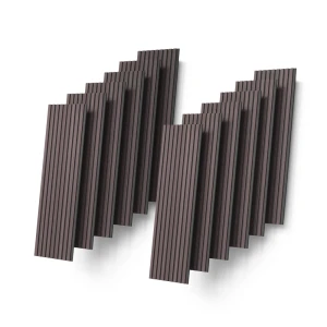 Wandpaneele Grivola Nussbaum/Braun 12 Stück livinity®