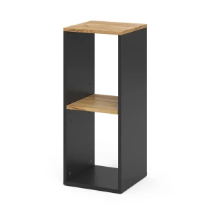 Boghylde Tomy Antracit/gylden eg 30 x 74 cm med 2 åbne rum Vicco