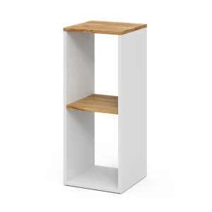 Boghylde Tomy Hvid/gylden eg 30 x 74 cm med 2 åbne rum Vicco
