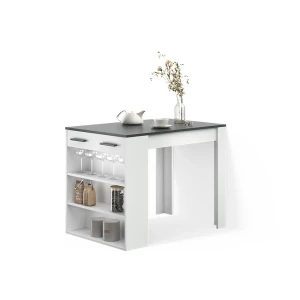 Esstisch  Regusa Anthrazit/Weiß 67 x 100 cm livinity®