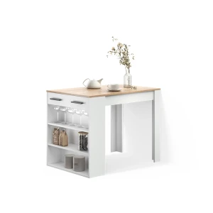 Esstisch  Regusa Sonoma/Weiß 67 x 100 cm livinity®