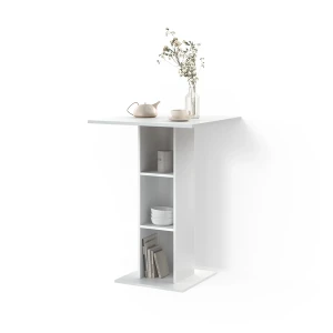 Bartisch Regusa Weiß 75 x 75 cm livinity®