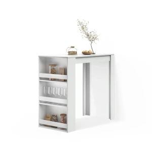 Bartisch Regusa Weiß 57 x 117 cm livinity®