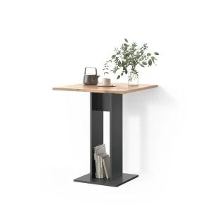 Esstisch  Regusa Anthrazit 65 x 78 cm livinity®
