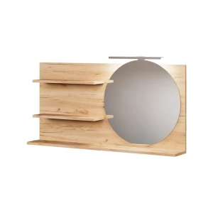 Spejlhylde Avena Eg 100 x 50 cm med 3 åbne rum Vicco