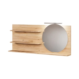 Spejlhylde Avena Eg 120 x 50 cm med 3 åbne rum Vicco