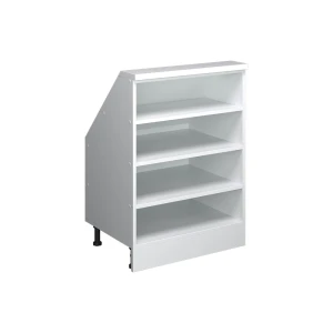 Skab til skrå væg Rion Hvid 60 x 81.6 cm med 4 rum Vicco