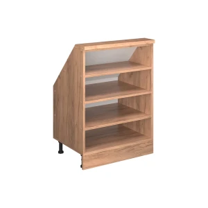 Skab til skrå væg Rion Gold power oak 60 x 81.6 cm med 4 rum Vicco