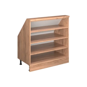 Skab til skrå væg Rion Gold power oak 80 x 81.6 cm med 4 rum Vicco
