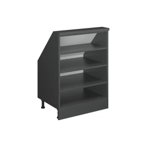 Skab til skrå væg Rion Antracit 60 x 81.6 cm med 4 rum Vicco