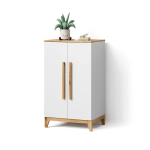 Kinderkleiderschrank Mailo Weiß/Artisan 70 x 120 cm livinity®