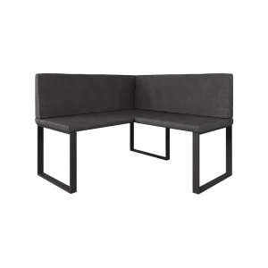 Spisestue-hjørnebænk Ravon Antracit 120 x 120 cm Vicco