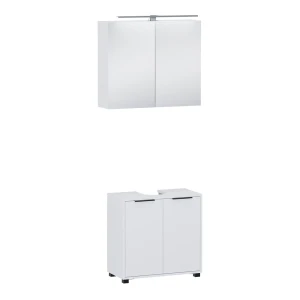 Meubles bain Lavio Blanc 2 pièces Vicco