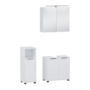 Meubles bain Alina Blanc 3 pièces Vicco