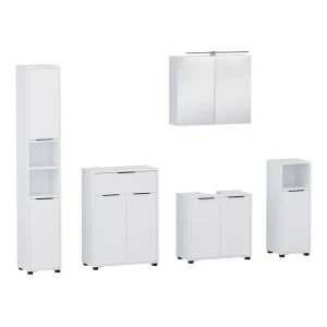 Meubles bain Alina Blanc 5 pièces Vicco