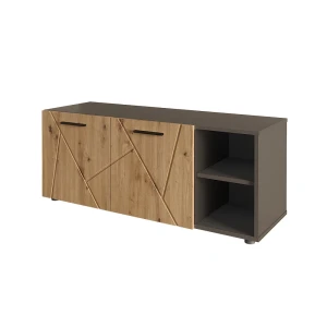 Kenkäkaappi Irma Antrasiitti/Artisan 106x43 cm 2 ovea Vicco