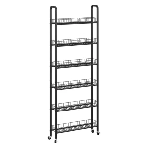 Mobil piedestal Rolivo Sort 58 x 15 cm med 6 rum Vicco